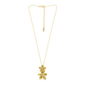 Colar Lily em Prata Dourada com Zircónias