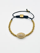 Pulseira dourada Punto Fino