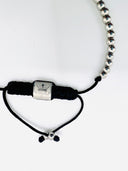 Pulseira prateada Punto Fino