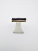 Anel duplo roxo SJ