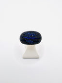 Anel cravejado azul SJ