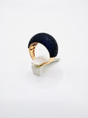 Anel cravejado azul SJ