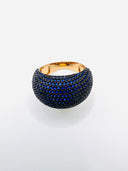 Anel cravejado azul SJ