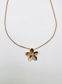 Colar Sweet Lily em Prata Dourada com Zircónias EC