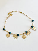 Pulseira Lucky Charms em Prata dourada EC