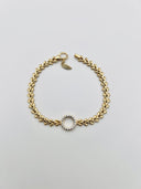 Pulseira Embrace em Prata dourada EC