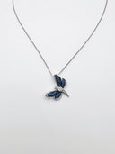 Colar Dragon-fly em Prata com Zircónia