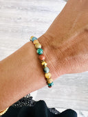 Pulseira Terra, aço, Punto fino