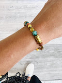 Pulseira Terra, aço, Punto fino