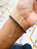 Pulseira Riviera prateada PF