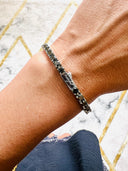 Pulseira Riviera prateada PF